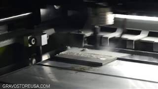 Making Rubber Stamps with Rubbalase and LS100 Laser Engraving Machine [upl. by Arlene]