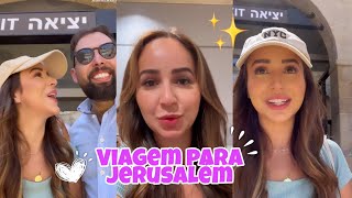 FABIOLA MELO  Viagem para Jerusalém 😍😍 [upl. by Nerral]