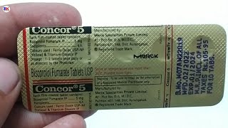 Concor 5mg Tablet  Bisoprolol Fumarate Tablet  Concor 5 Mg Tablet Uses Benefits Dosage Review [upl. by Adnorahs]