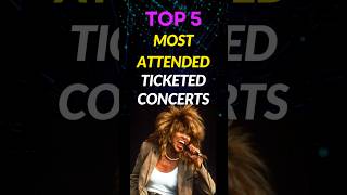 top5 ticketed concerts ofalltime trivia music best guitar shortvideo shorts brazil italy [upl. by Novla]