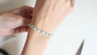 TUTO Le bracelet fleuri en perles Miyuki [upl. by Ahseral]