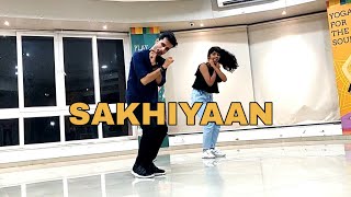 Sakhiyaan Dance Cover ♥️  Punjabi Album Song  Manish FtSurabhi  sakhiyan [upl. by Hughes147]