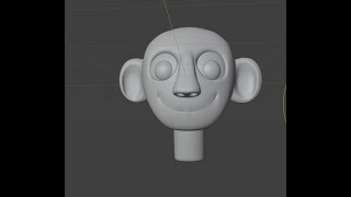 sculpting face as a beginner in blender [upl. by Hapte]