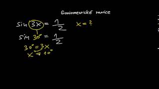 Goniometrické rovnice časť 2 [upl. by Goddard]