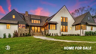 TOURING A 4199M LUXURY Home Only Moments From Hillwood Country Club  Nashville Luxury Tennessee [upl. by Riaj]