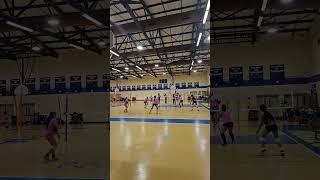 Volleyball Spike Power Outside Hitter Spikes During Girls Volleyball Practice 12Nomarie shorts [upl. by Liuqa292]