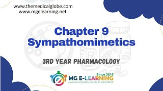 Sympathomimetics Chapter 9 Autonomic Drugs Pharmacology [upl. by Schriever]