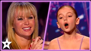 Ten Year Old WOWs The Judges with an Adorable Audition  Kids Got Talent [upl. by Icken]