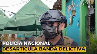 Policía nacional desarticula banda delictiva en Comayagua [upl. by Eirol735]