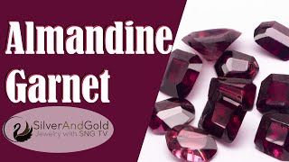 Almandine Garnet  Deep Ruby Red [upl. by Ahseiyt]