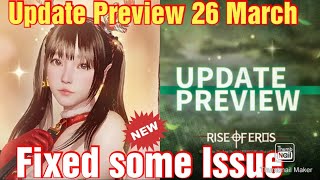 Rise Of Eros New Update Preview on 26 March some Boudoir Issue Fix [upl. by Ytsur]