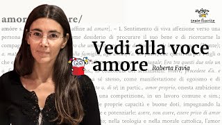 Vedi alla voce amore [upl. by Dijam]