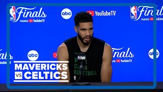 Jayson Tatum full press conference one day after Game 3 win in NBA Finals  61324 [upl. by Zailer297]