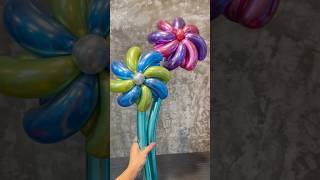 Balloon flower diy balloon diyballoon balloondecoration balloonart balloonflower shorts [upl. by Effie614]