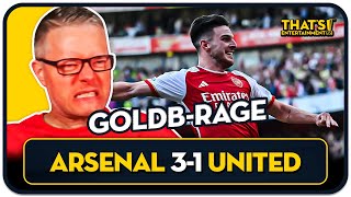 GOLDBRIDGE Best Bits  Arsenal 31 Man United [upl. by Lanrev]