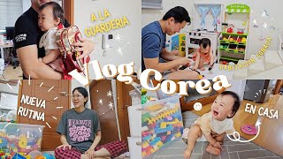 Vlog 🇰🇷  Cómo son las GUARDERÍAS en Corea  DECORANDO la habitación para mi bebé de 12 MESES 👶🏻✨🩷 [upl. by Schaffel283]