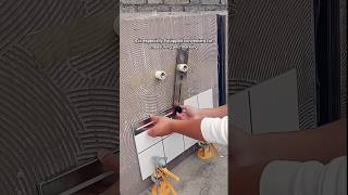 Flawless Tile Holes Zero Effort  Ceramic tile hole locator shorts NadeemAbbad [upl. by Supmart]