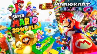 Super Mario 3D World  Mario Kart 8 Deluxe  Full Game Walkthrough [upl. by Bergeman]