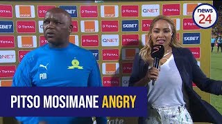 WATCH Pitso Mosimane blasts Wydad Casablanca players for alleged intimidation [upl. by Aroon]