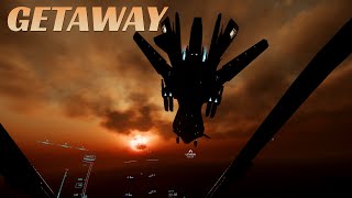 Star Citizen  GETAWAY Group Lowfly 4K Tobii 5 [upl. by Mikihisa973]