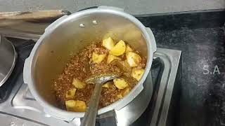 Aloo Keema Recipe Hyderabadi Masala Aloo Keema Recipe Dhaba Style Aloo Keema Recipe I Super Quick [upl. by Maxantia530]