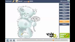 How to Draw Tatty Teddy [upl. by Orfinger]