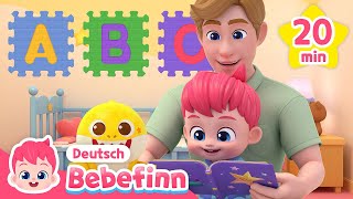 Das deutsche AlphabetLied  German ABC Song  Mix  Bebefinn Deutsch  Kinderlieder [upl. by Ocramed392]