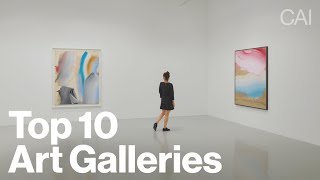 Top 10 Art Galleries in the World amp Where To Find Them Important Advice for Artists [upl. by Maze]