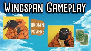 Wingspan Gameplay  Going for bonus cards [upl. by Enaffit]