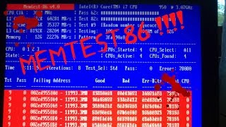 Running MemTest86 for ram stability [upl. by Irtak]