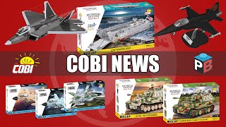 COBI News by PBricks Part 6  Ferdinand Elefant Higgins Boat F22 MiG28  cobi bricks [upl. by Lassiter]