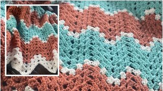 The Crochet Granny Ripple Blanket [upl. by Ayidah]