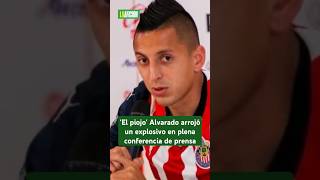 Piojo Alvarado se disculpa con la prensa tras lanzar petardo previo a conferencia de Chivas [upl. by Valleau]