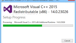 How to Download and Install Visual C Redistributable Packages for Visual Studio 2015 [upl. by Fisch]