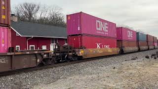 SW Ohio trains on the old BampO [upl. by Leidag]