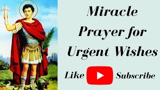 Powerful Prayer to Saint Expedite for instant help [upl. by Ventre]