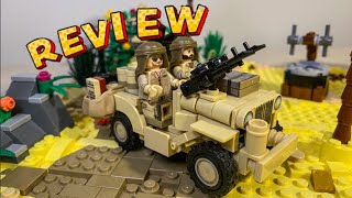 Brickmania WW2 SAS Raider Vehicle WWB 2023 Exclusive [upl. by Acinorev]