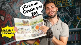 Crea CÓMICS por Inteligencia Artificial GRATIS 💥 Tutorial FÁCIL Paso a Paso [upl. by Bianchi970]