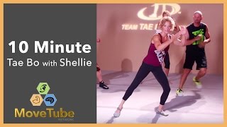 10 Minute Tae Bo Cardio Party with Shellie Blanks Cimarosti [upl. by Leuqer]