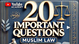 Important question regarding Muslim lawakocitylaw [upl. by Godric]