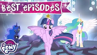 Best of Friendship Is Magic 💍 Princess Twilight Sparkle Part 1 amp 2 S4 FULL EPISODES My Little Pony [upl. by Alvira]