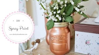 Copper spray paint DIY using Rustoleum Metallic spray paint [upl. by Clywd]