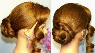 Hairstyle for long hair Cute and easy updo [upl. by Germain515]