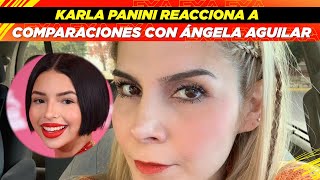 Karla Panini reacciona a comparaciones con Ángela Aguilar 👀🫣 [upl. by Obie]