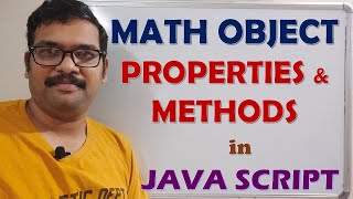 MATH OBJECT PROPERTIES amp METHODS IN JAVA SCRIPT [upl. by Nediarb153]