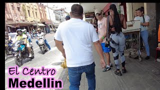 🇨🇴 4K EL CENTRO MEDELLIN DOWNTOWN Botero Plaza LA CANDELARIA COLOMBIA [upl. by Enelrad]