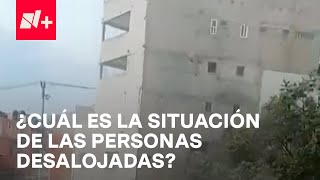 Se cumple una semana de que desalojaran a habitantes por edificio a punto de colapsar  En Punto [upl. by Pierpont]