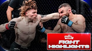 One of the greatest fights ever 😱 Lewis McGrillenEvans vs Dean Garnett PFLGlasgow Highlights PFL [upl. by Yanaton]