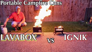 Ammo Can Campfire Battle LAVABOX vs IGNIK FIRECAN [upl. by Fulmis776]