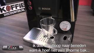 Bosch TES50129RW in een handomdraai heerlijk koffie cappuccino of espresso Bekijk demo video [upl. by Nell]